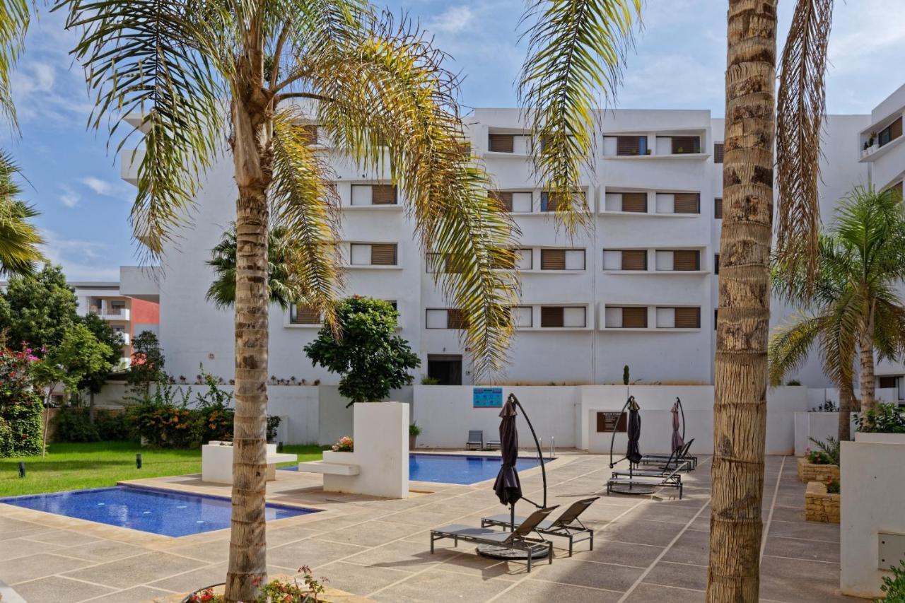Luxury Apartment 100Sqm With Pool Near Beach Wifi Unlimited With Optical Fiber Агадір Екстер'єр фото